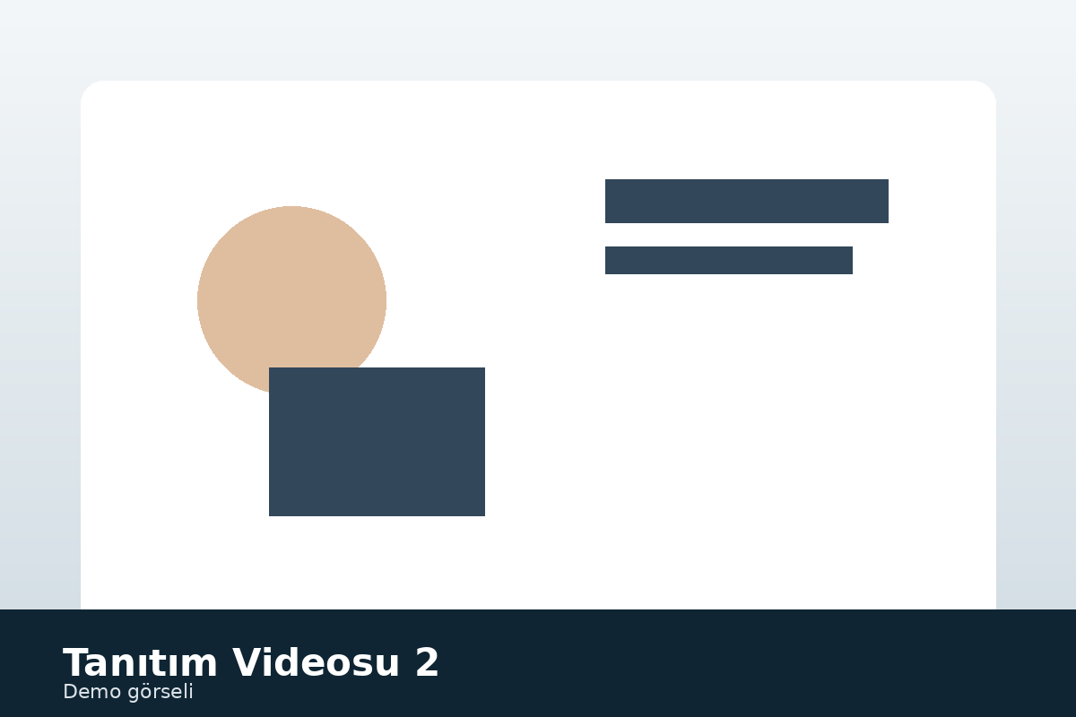 Tanıtım Videosu 2