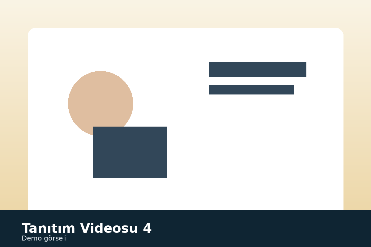 Tanıtım Videosu 4